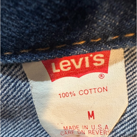 Vintage 80’s Levis Denim Trucker Jacket➿ Mens - Picture 8 of 8
